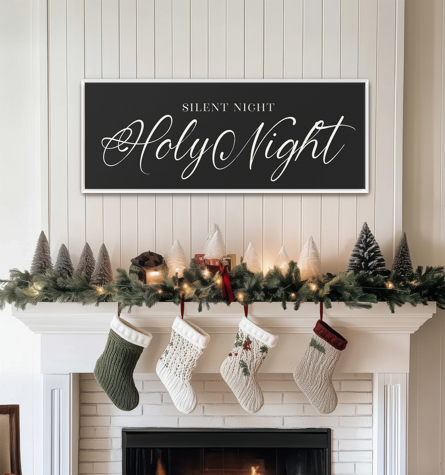 Silent Night Holy Night Canvas